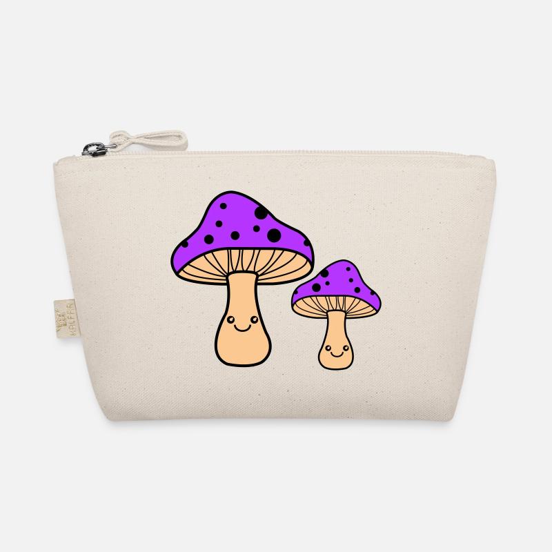Mushrooms Comic Organic Pouch
