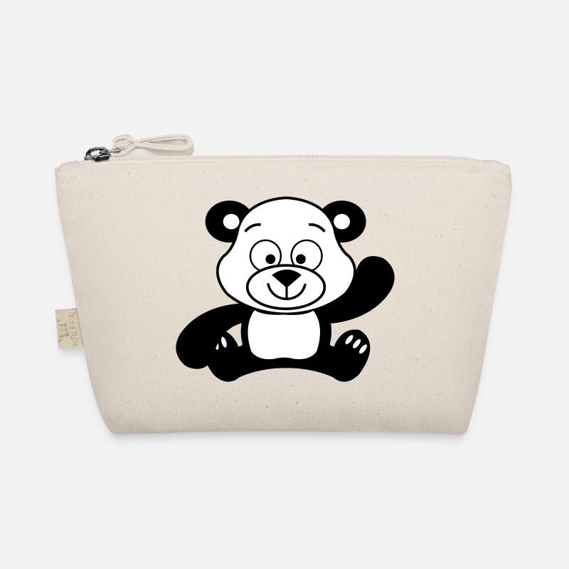 pandabär cute Bio-Täschchen