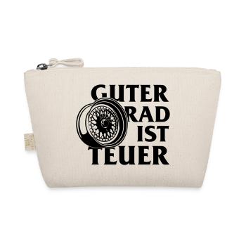 Guter Rad ist teuer - Bio-Täschchen - Natur - Vorne