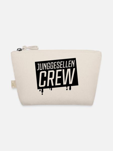 junggesellen crew - Bio-Täschchen - Natur - Vorne