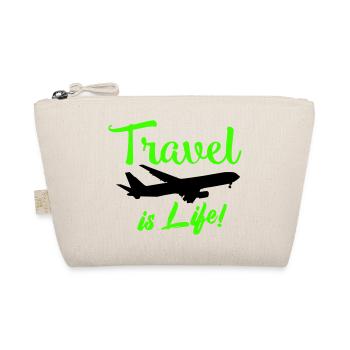 travel is life - Organic Pouch - nature - Front