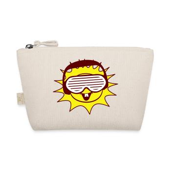 Party Sun Summer Fun Face Cool Music Club - Organic Pouch - nature - Front