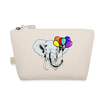 Eléphants Elargissements Ballons LGBT Gay Pride - Trousse biologique - nature - Devant