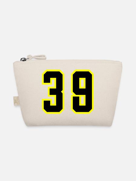 39 Number Leotard - Organic Pouch - nature - Front