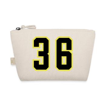 36 Number Leotard - Organic Pouch - nature - Front
