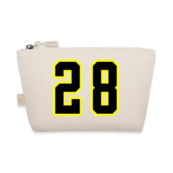 28 Number Jersey - Organic Pouch - nature - Front