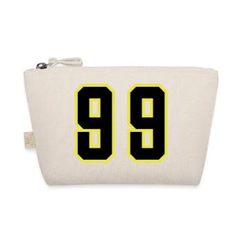 99 Zahl Trikot - Bio-Täschchen - Natur - Vorne
