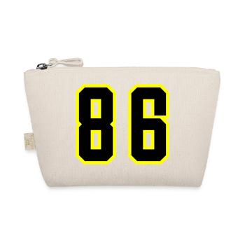 86 Zahl Trikot - Bio-Täschchen - Natur - Vorne