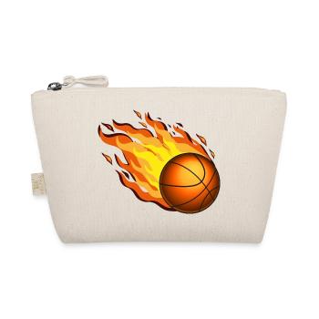 Burning Basketball - Organic Pouch - nature - Front