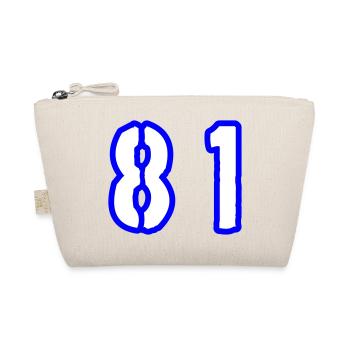 81 Number Symbol - Organic Pouch - nature - Front