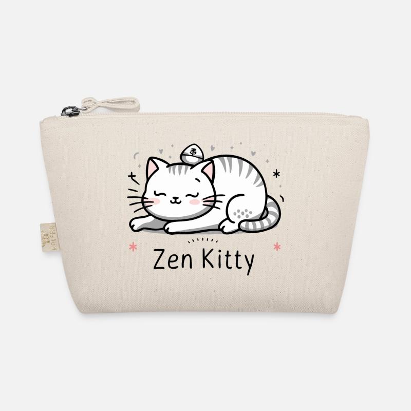 Zen-Kätzchen Bio-Täschchen