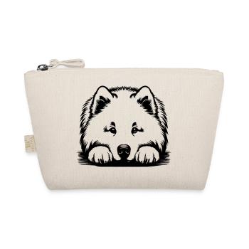Samoyed head with paws - Organic Pouch - nature - Front