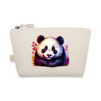 Panda - Bio-Täschchen - Natur - Vorne