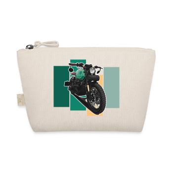 Bobber // Custom // Motorrad - Bio-Täschchen - Natur - Vorne