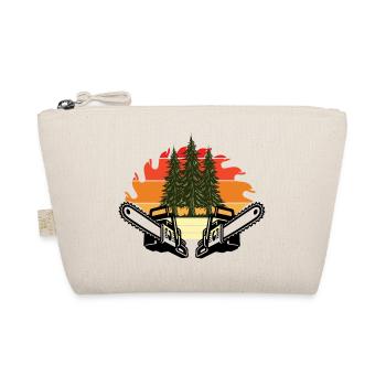 Sunset forest idyll with trees - Organic Pouch - nature - Front