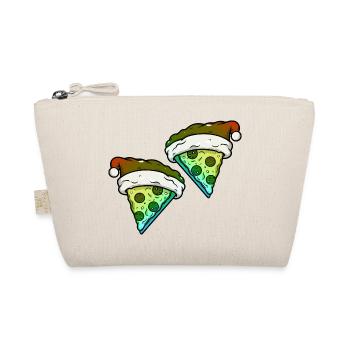 Pizza Christmas Comic Funny - Organic Pouch - nature - Front