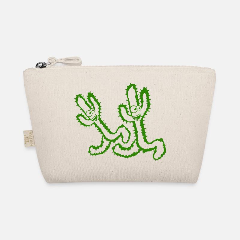 2 Cacti Race Happy Legs Run Fast Organic Pouch