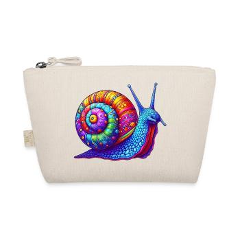Schnecke - Bio-Täschchen - Natur - Vorne