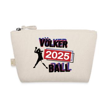 Völkerball Spielerin Team Turnier Mannschaft 2025 - Bio-Täschchen - Natur - Vorne