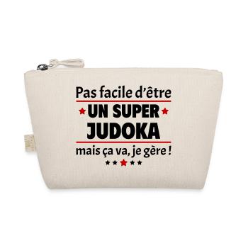 Pas facile d'être un super judoka, judo, noël - Trousse biologique - nature - Devant