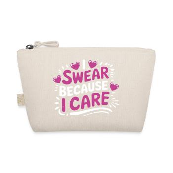 I Swear Because I Care 6 - Bio-Täschchen - Natur - Vorne