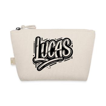 Lucas Nom Prénom Graffiti - Trousse biologique - nature - Devant