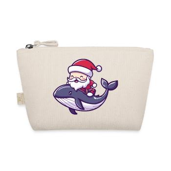 Baleine Père Noël Dessin animé - Trousse biologique - nature - Devant