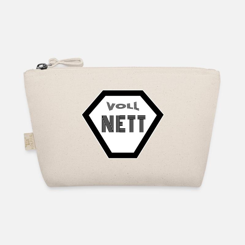 Voll Nett netter Typ super Nerd Gamer - Bio-Täschchen - Natur