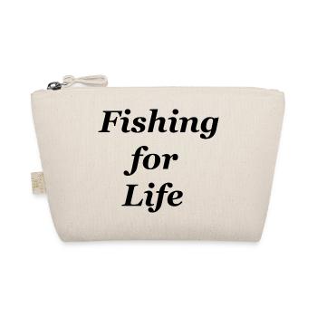 Fishing for Life Fisch Angeln - Bio-Täschchen - Natur - Vorne