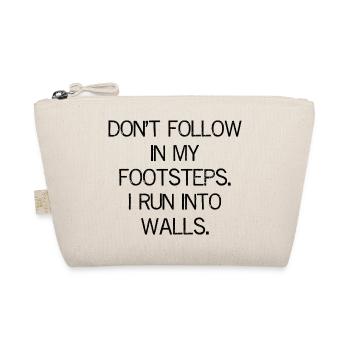 Ne suivez pas mes traces - Trousse biologique - nature - Devant