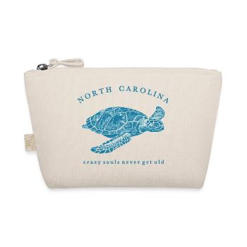 Nord Carolina Schildkröte Silhouette - Bio-Täschchen - Natur - Vorne