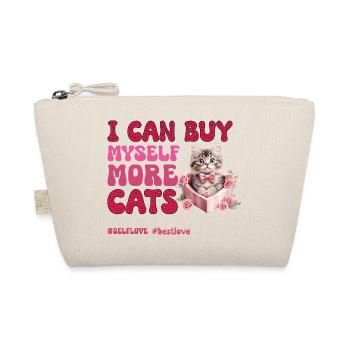 Valentine's Day Cat - Organic Pouch - nature - Front