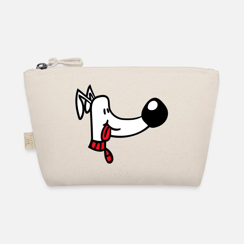 Visage de chien Drôle Mignon Langue Sortant Tête Trousse biologique
