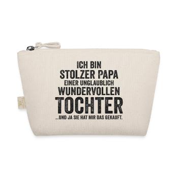 Papa Père Fête des Pères Fille - Trousse biologique - nature - Devant