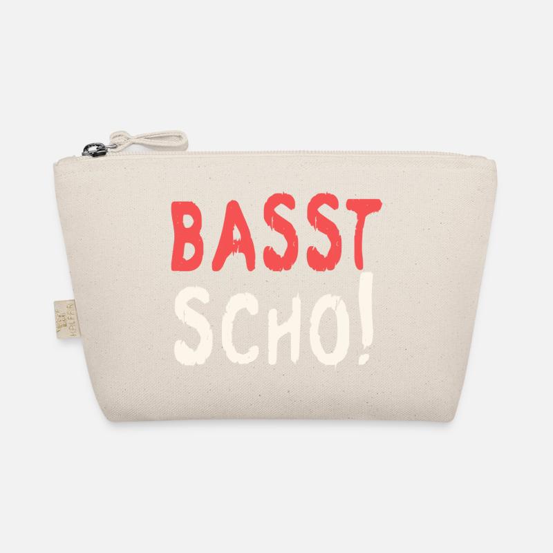 Basst scho rot baige text Bio-Täschchen