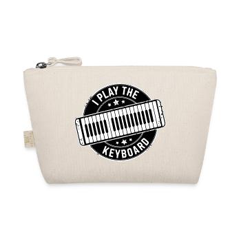 I Play The Keyboard 15 - Bio-Täschchen - Natur - Vorne
