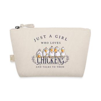 Juste une fille qui aime les poulets Hühner - Trousse biologique - nature - Devant