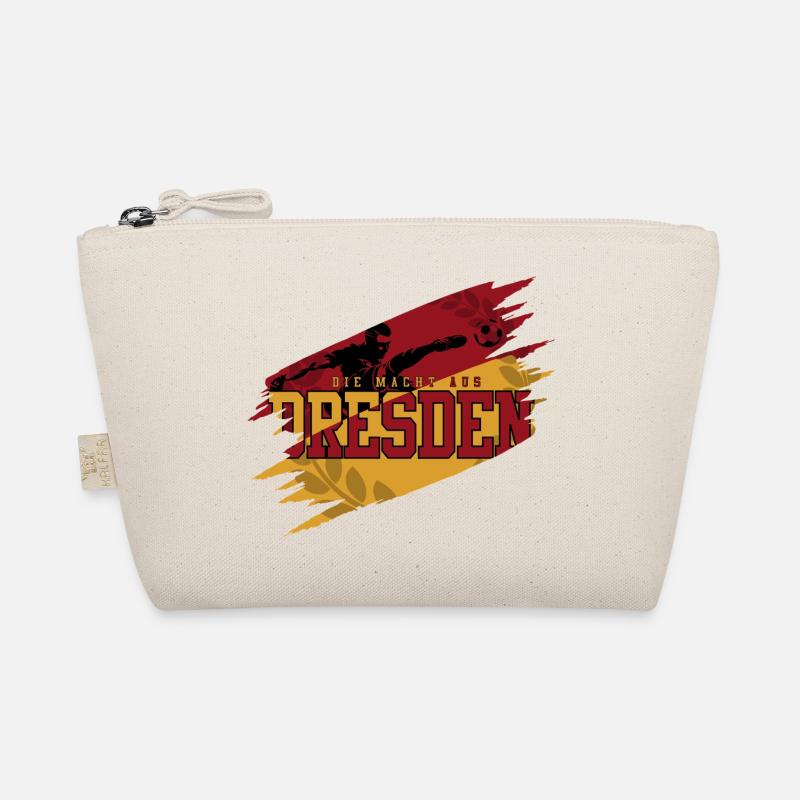 Fussball Dresden Fan Familie - Bio-Täschchen - Natur