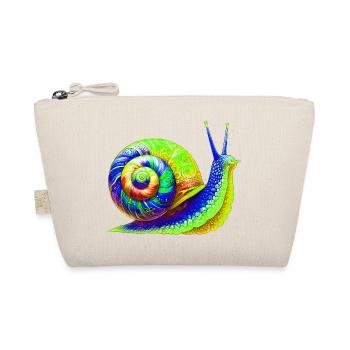 Schnecke - Bio-Täschchen - Natur - Vorne
