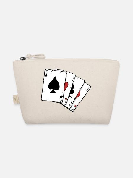 poker cards four aces illustration by Vexels - Organic Pouch - nature