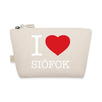 I LOVE SIOFOK - Organic Pouch - nature - Front