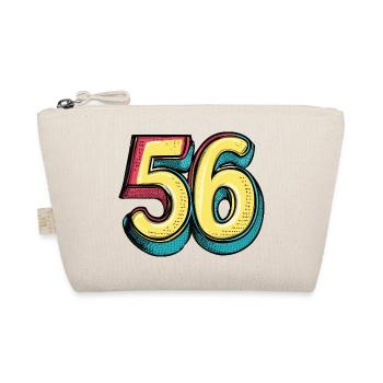 56 Number Colorful - Organic Pouch - nature - Front