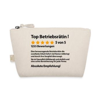 Betriebsrätin Lustiger Spruch Sprüche zum Abschied - Bio-Täschchen - Natur - Vorne