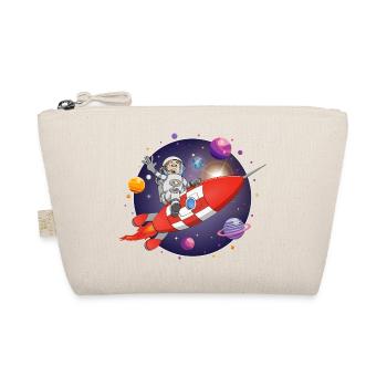 L’astronaute et la fusée rouge dans l’espace - Trousse biologique - nature - Devant