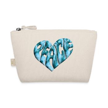 Coeur de la Paix 3d Marbré - Trousse biologique - nature - Devant