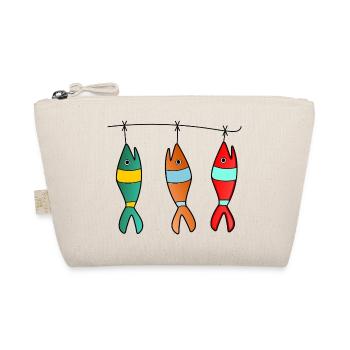 FISH. APRIL FOOL. HOLIDAY. SUMMER. HUMOR - Organic Pouch - nature - Front