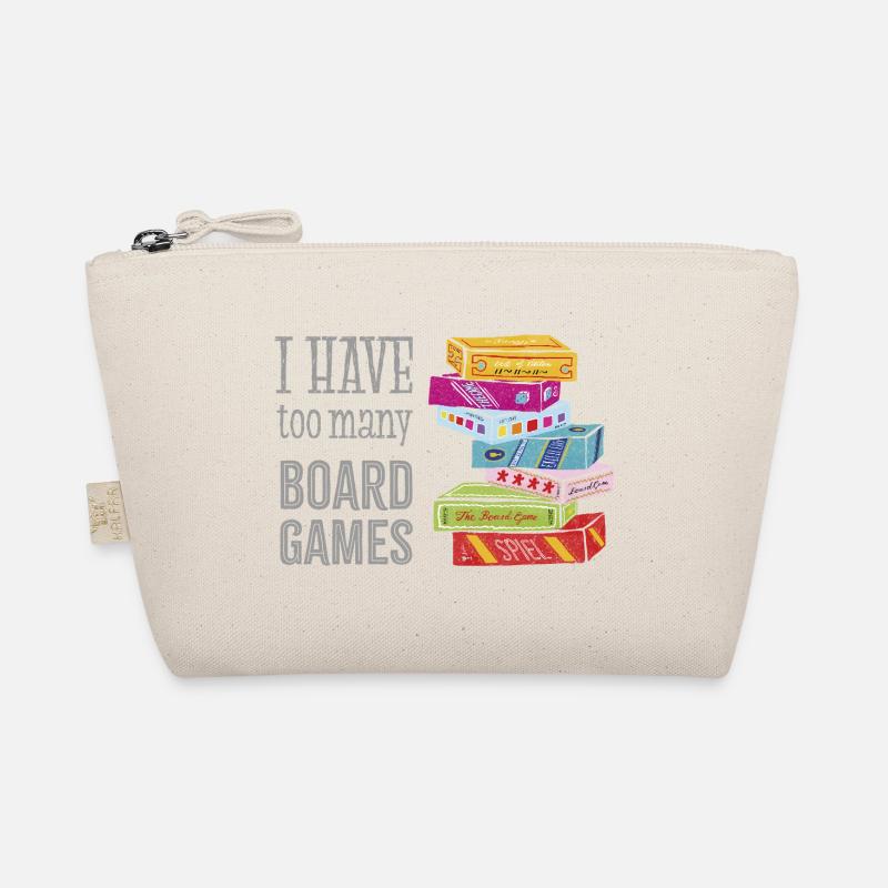 I have too many Boardgames - Bio-Täschchen - Natur
