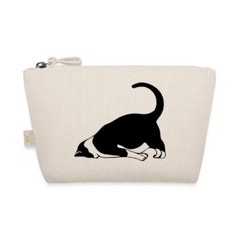 Schlafende Katze - Bio-Täschchen - Natur - Vorne