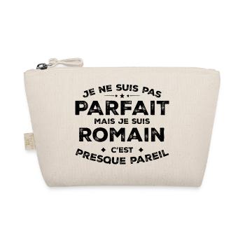 Romain A name, an attitude Roman humor - Organic Pouch - nature - Front