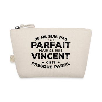 Vincent A name, an attitude Humor Vincent - Organic Pouch - nature - Front